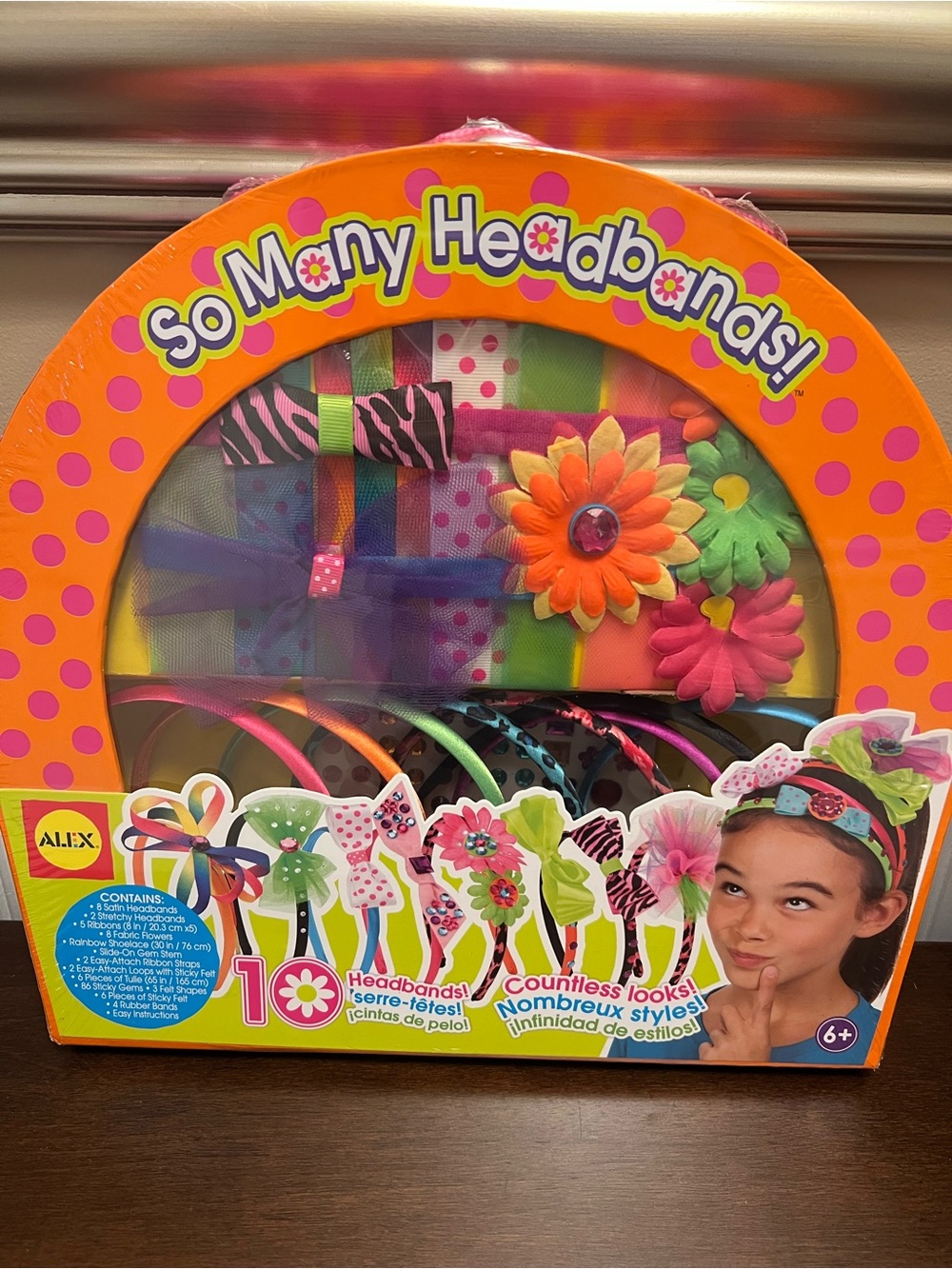 New in box- Alex craft So Many Headbands! Kids Multicolor Headband Set
